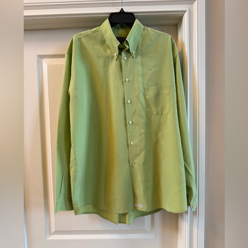 Ted Baker Shirt  Long Sleeve Button Up Mens Size 4 / Large